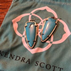 Kendra Scott Skylar turquoise earrings